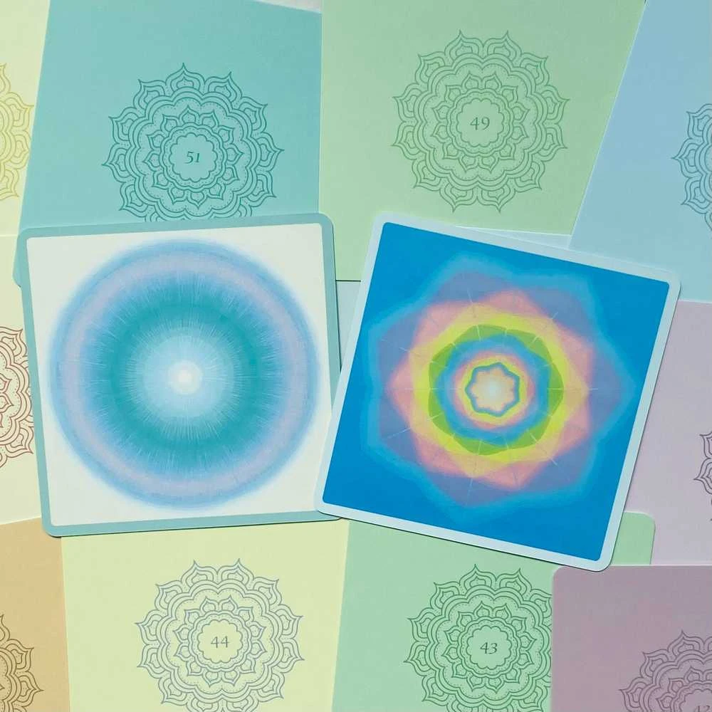 Blue Angel Mėlyna Angel Mėlyna Angel Dimensions Of Light Oracle Kortos