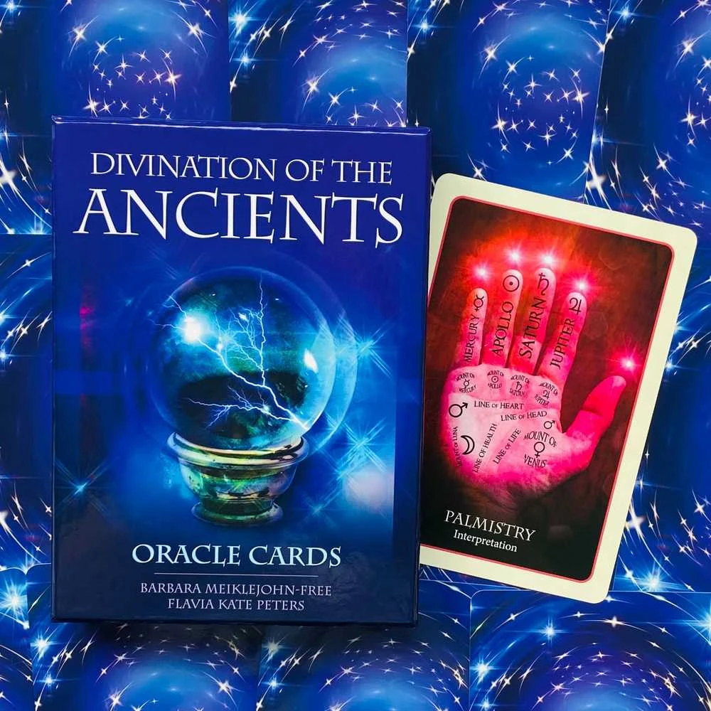 Blue Angel Mėlyna Angel Mėlyna Angel Divination Of The Ancients Oracle Kortos