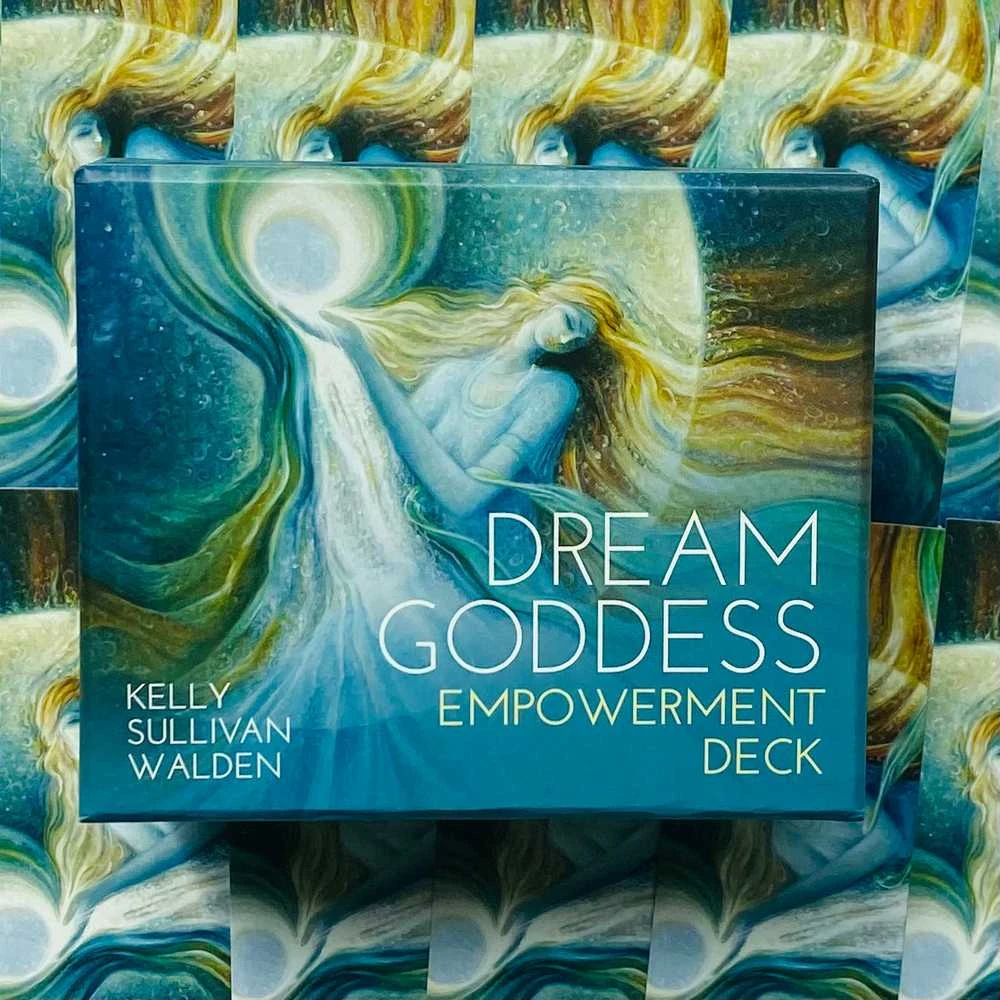 Blue Angel Mėlyna Angel Dream Goddess Empowerment Inspiration Kortos