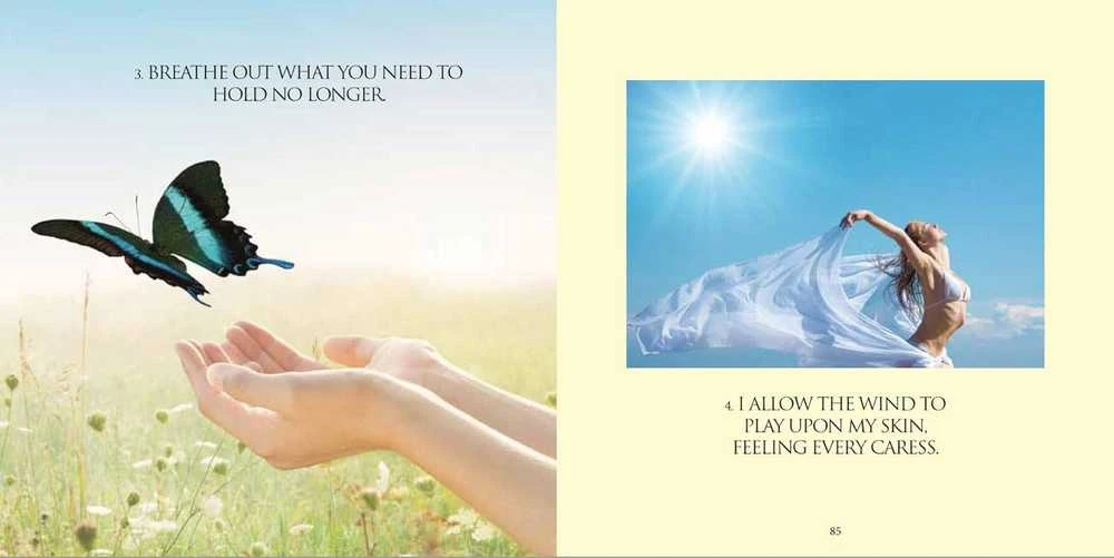 Blue Angel Mėlyna Angel Meditacijos Knyga - Žemė, Oras, Ugnis, Vanduo su 2 CD gydymui ir gerovei
