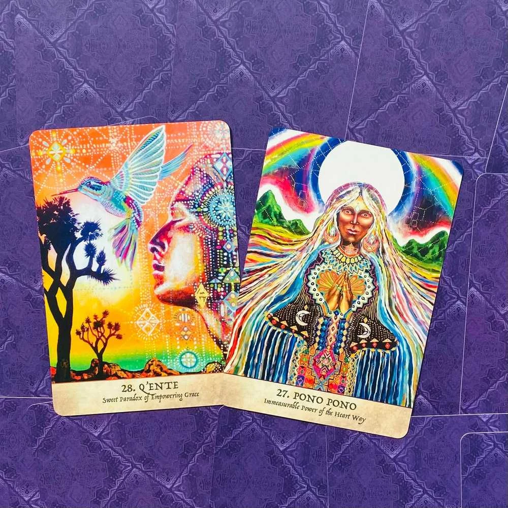 Blue Angel Mėlyna Angel Mėlyna Angel Earth Warriors Oracle Kortos