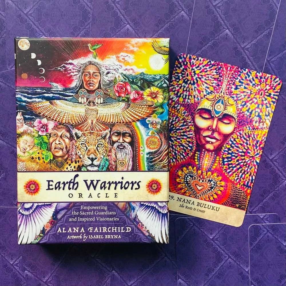 Blue Angel Mėlyna Angel Mėlyna Angel Earth Warriors Oracle Kortos