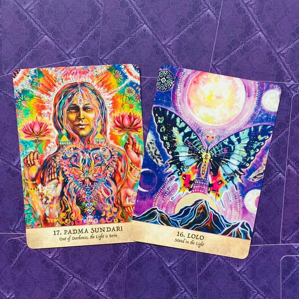 Blue Angel Mėlyna Angel Mėlyna Angel Earth Warriors Oracle Kortos