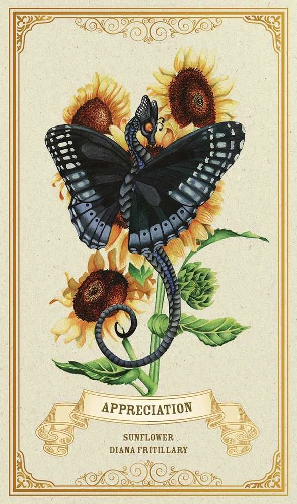 Blue Angel Mėlyna Angel Mėlyna Angel Enchanted Blossoms Oracle Kortos