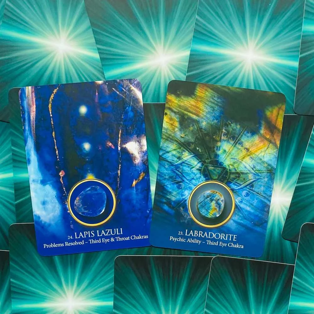 Blue Angel Mėlyna Angel Eternal Crystals Oracle Kortos Mėlyna Angel