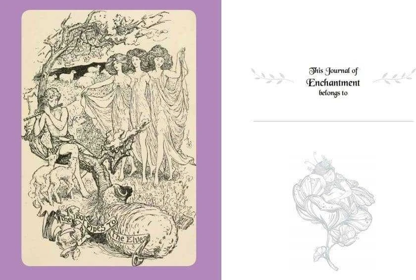 Blue Angel Mėlyna Angel Mėlyna Angel Faery A Journal Of Enchantment Užrašinė
