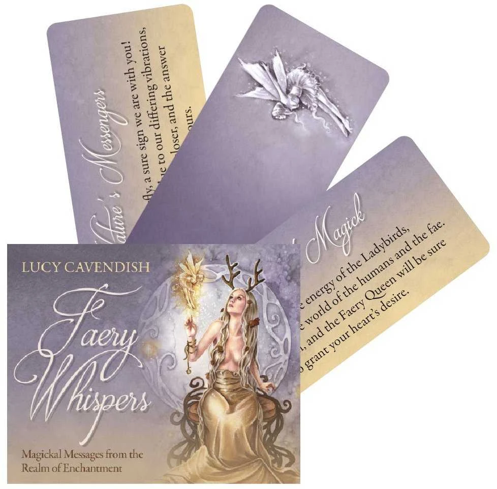 Blue Angel Mėlyna Angel Mėlyna Angel Faery Whispers Oracle Kortos