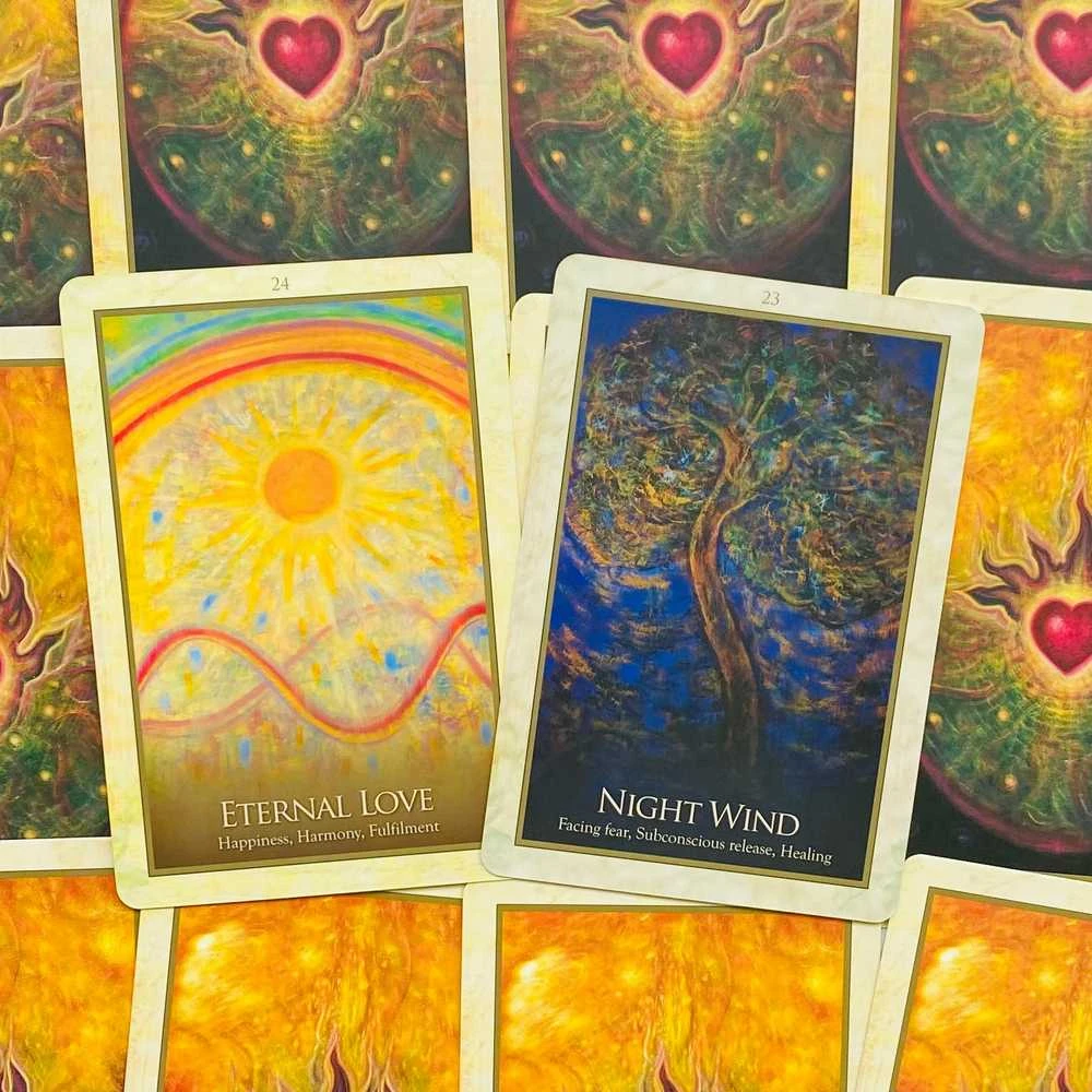 Blue Angel Mėlyna Angel Mėlyna Angel Gaia Oracle Kortos