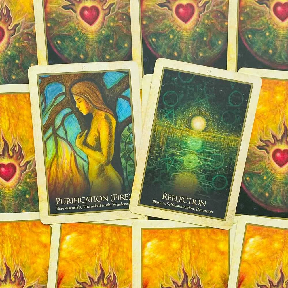 Blue Angel Mėlyna Angel Mėlyna Angel Gaia Oracle Kortos