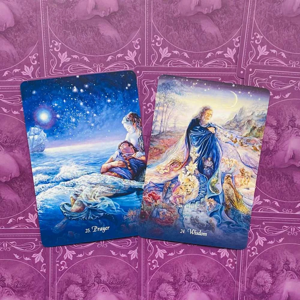 KNYGA Blue Angel Mėlyna Angel Mėlyna Angel Gratitude Oracle Kortos