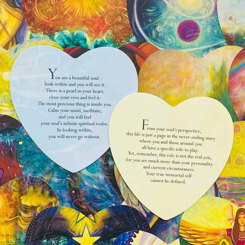 Blue Angel Mėlyna Angel Mėlyna Angel Heart And Soul Oracle Kortos