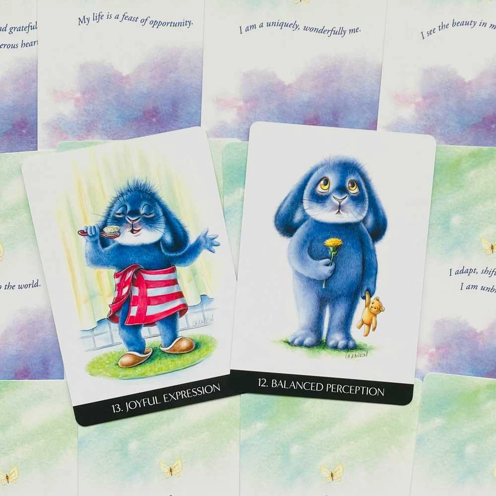 Blue Angel Mėlyna Angel Mėlyna Angel Inner Child Oracle Kortos