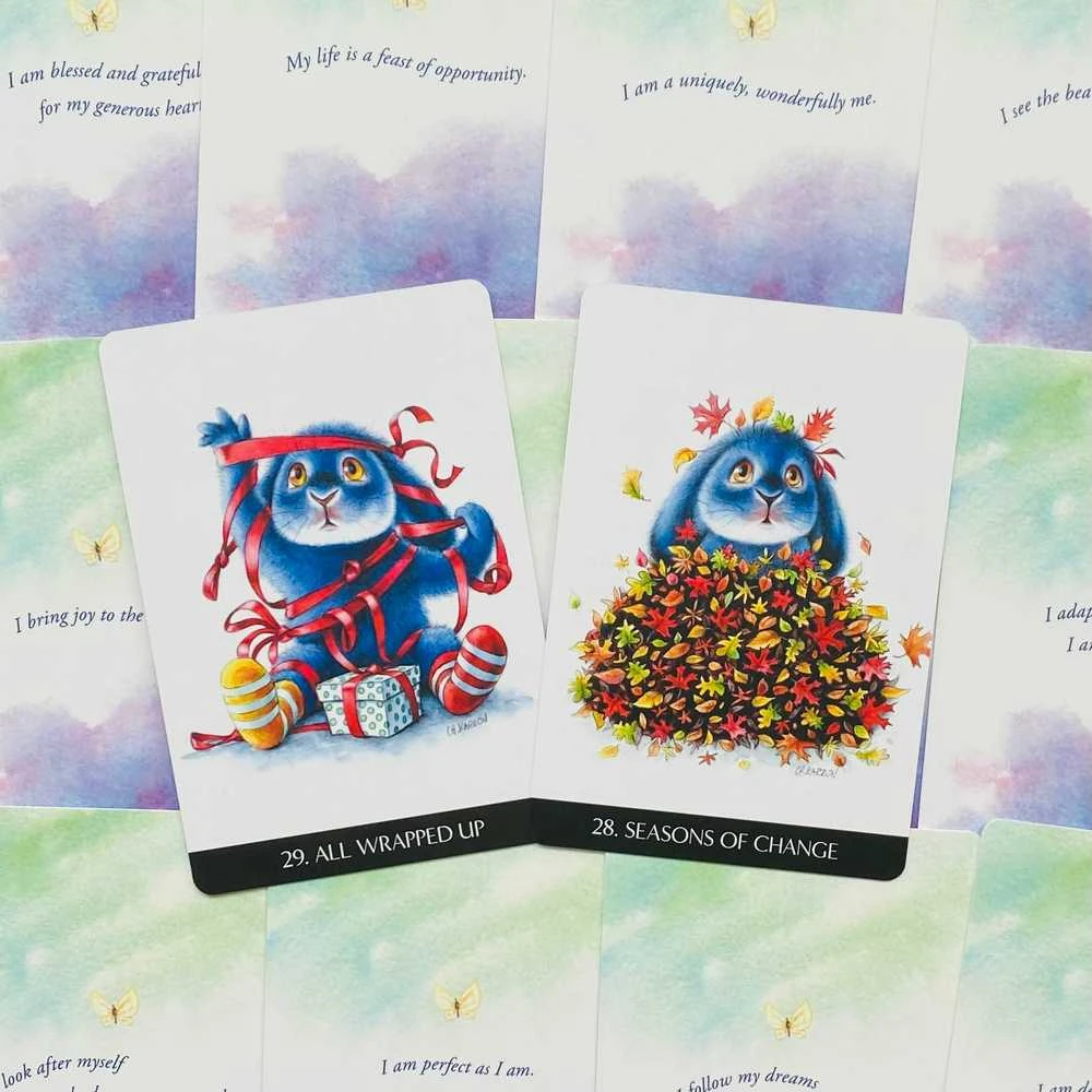 Blue Angel Mėlyna Angel Mėlyna Angel Inner Child Oracle Kortos