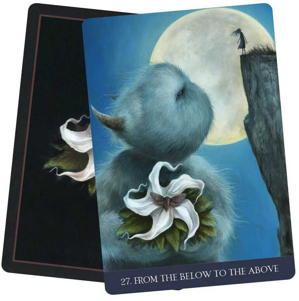 Blue Angel Mėlyna Angel Mėlyna Angel Into The Lonely Woods Oracle Kortos