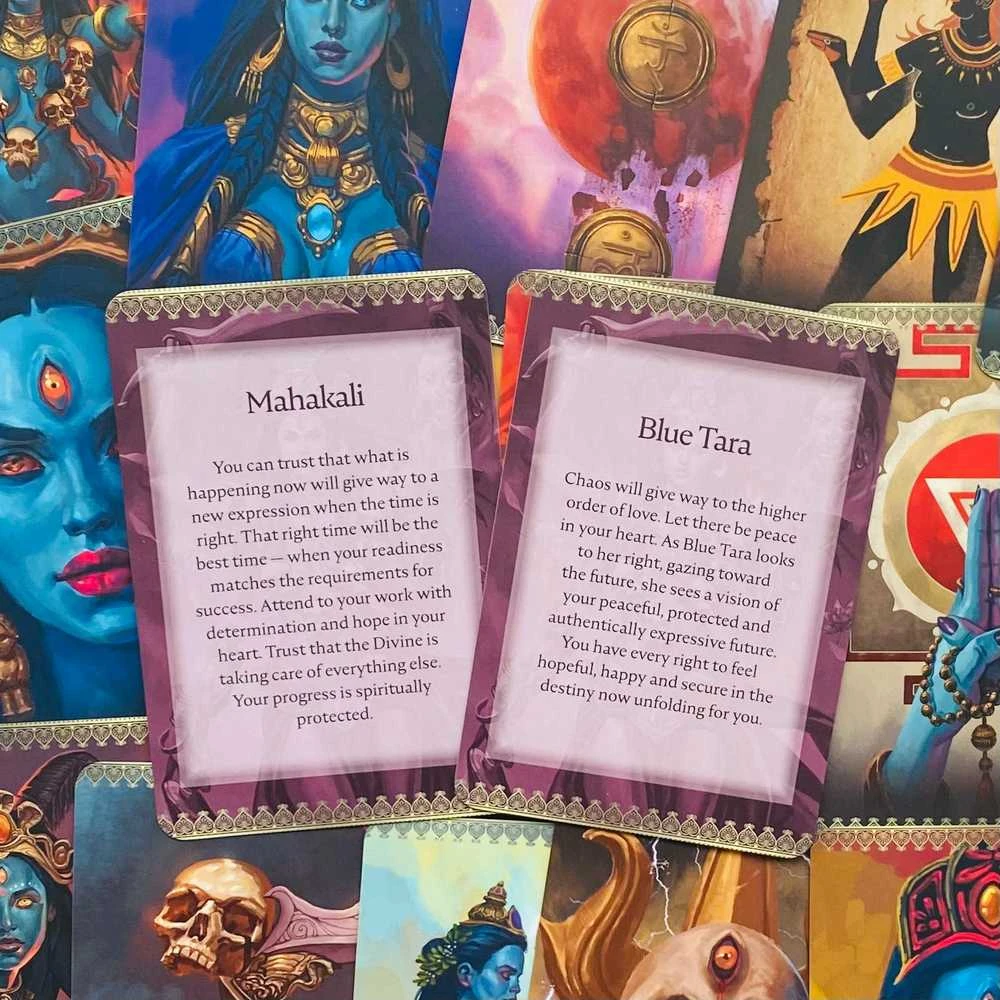 Blue Angel Mėlyna Angel Mėlyna Angel Kali Oracle Pocket Edition Kortos