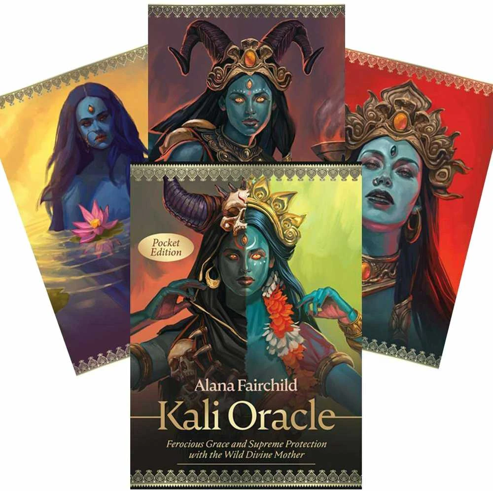 Blue Angel Mėlyna Angel Mėlyna Angel Kali Oracle Pocket Edition Kortos