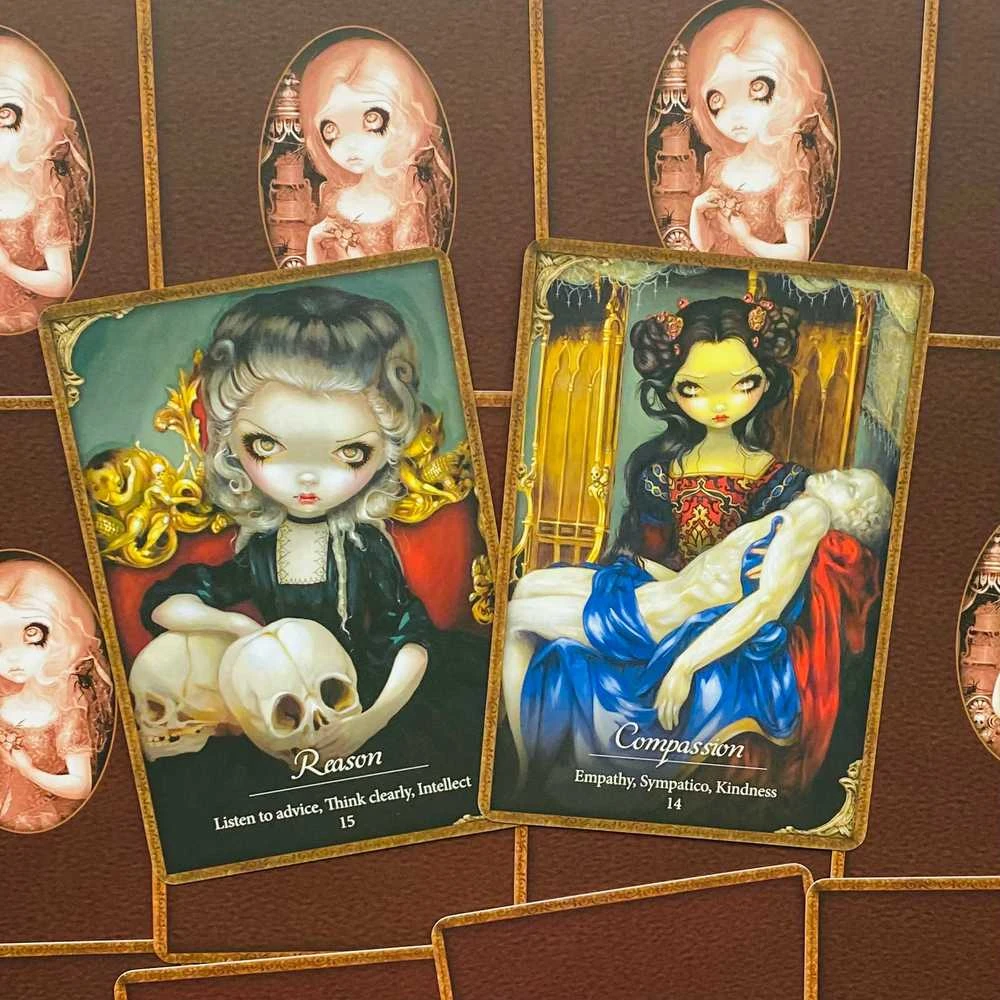 Blue Angel Mėlyna Angel Mėlyna Angel Les Vampires Oracle Kortos