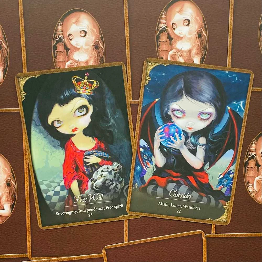 Blue Angel Mėlyna Angel Mėlyna Angel Les Vampires Oracle Kortos