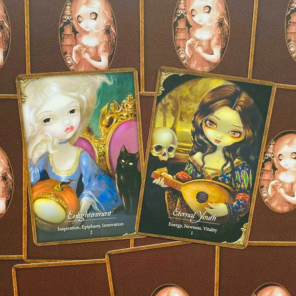 Blue Angel Mėlyna Angel Mėlyna Angel Les Vampires Oracle Kortos