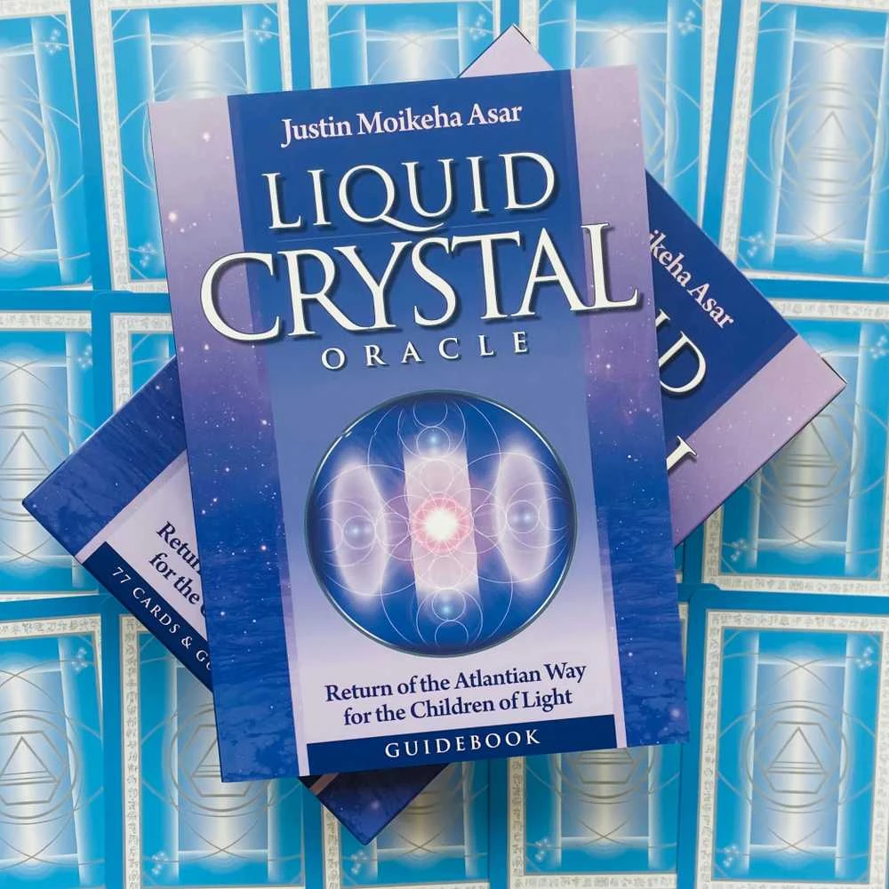 Blue Angel Mėlyna Angel Liquid Crystal Oracle Kortos Mėlyna Angel