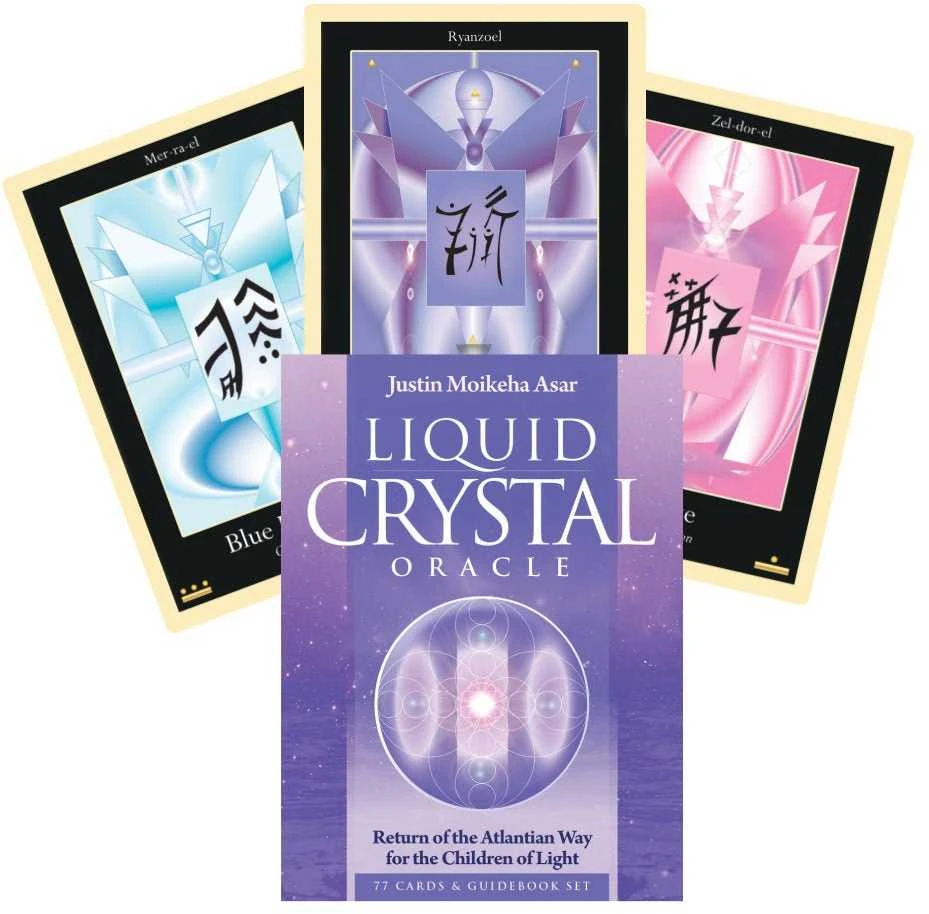 Blue Angel Mėlyna Angel Liquid Crystal Oracle Kortos 2 Leidimas Mėlyna Angel