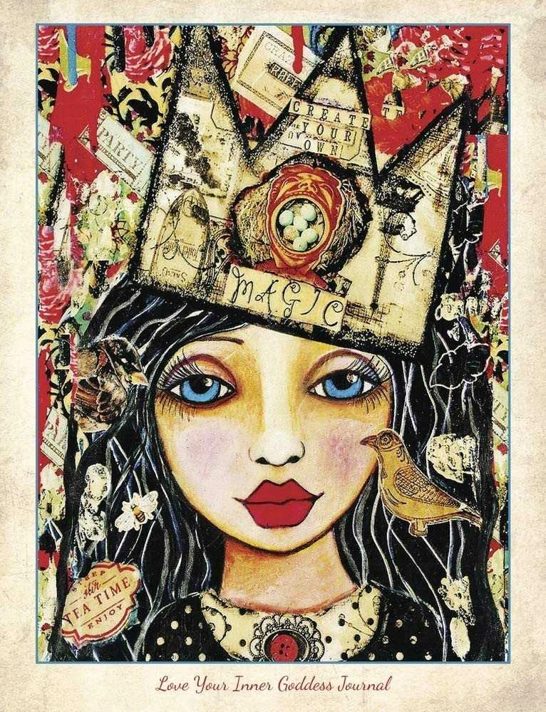 Blue Angel Mėlyna Angel Mėlyna Angel Love Your Inner Goddess Journal Užrašinė