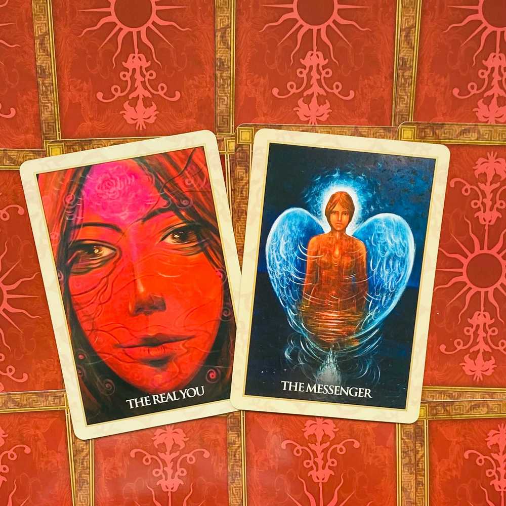 Blue Angel Mėlyna Angel Mėlyna Angel Magdalene Mary Oracle Kortos