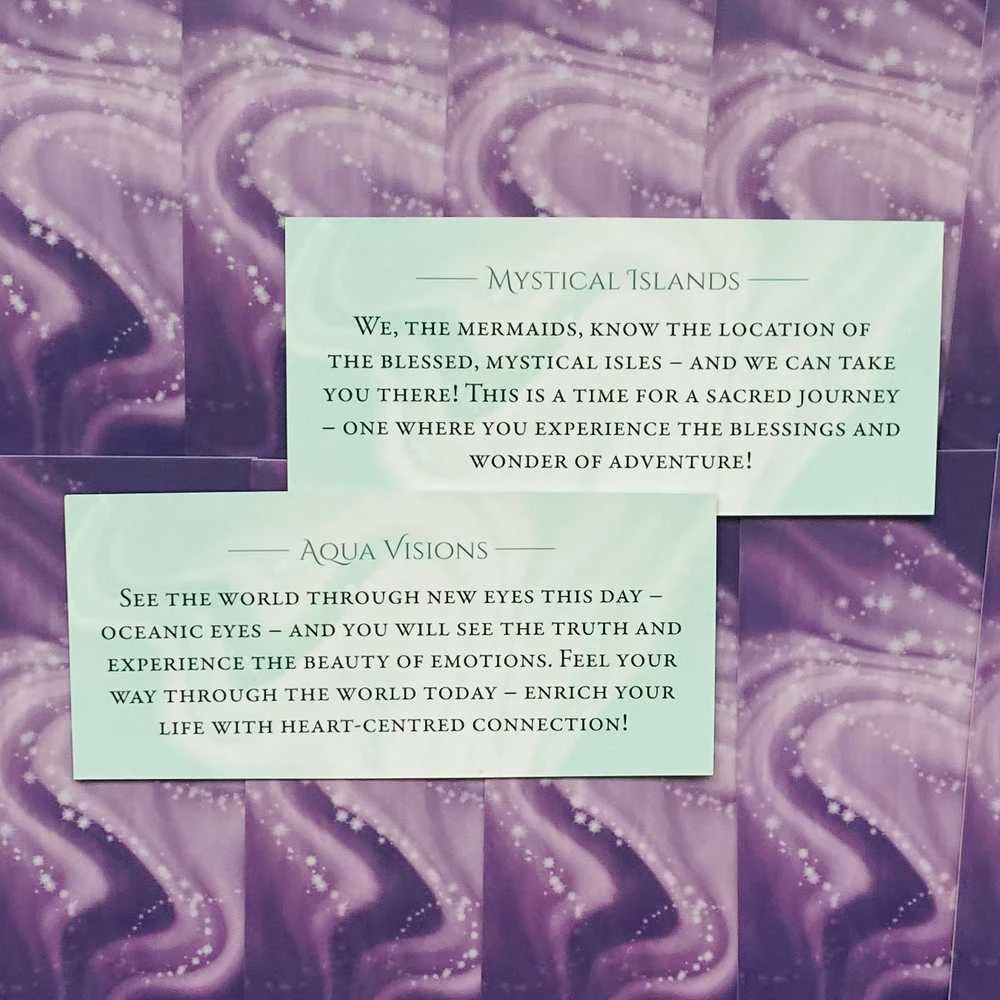 Blue Angel Mėlyna Angel Mėlyna Angel Magickal Messages From The Mermaid Inspiration Kortos
