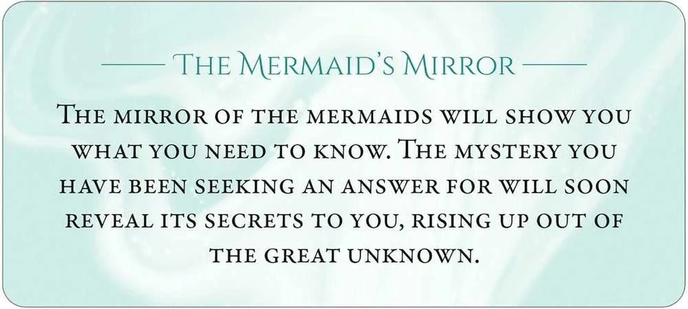Blue Angel Mėlyna Angel Mėlyna Angel Magickal Messages From The Mermaid Inspiration Kortos