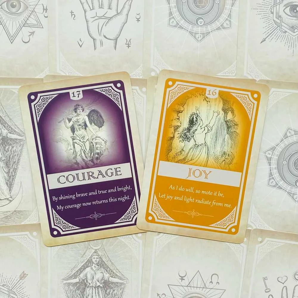 Blue Angel Mėlyna Angel Mėlyna Angel Magickal Spellcards Kortos