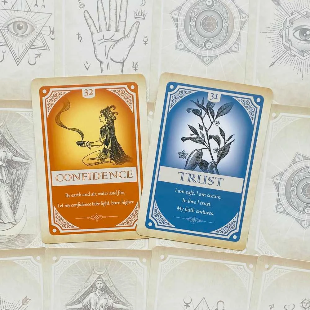 Blue Angel Mėlyna Angel Mėlyna Angel Magickal Spellcards Kortos