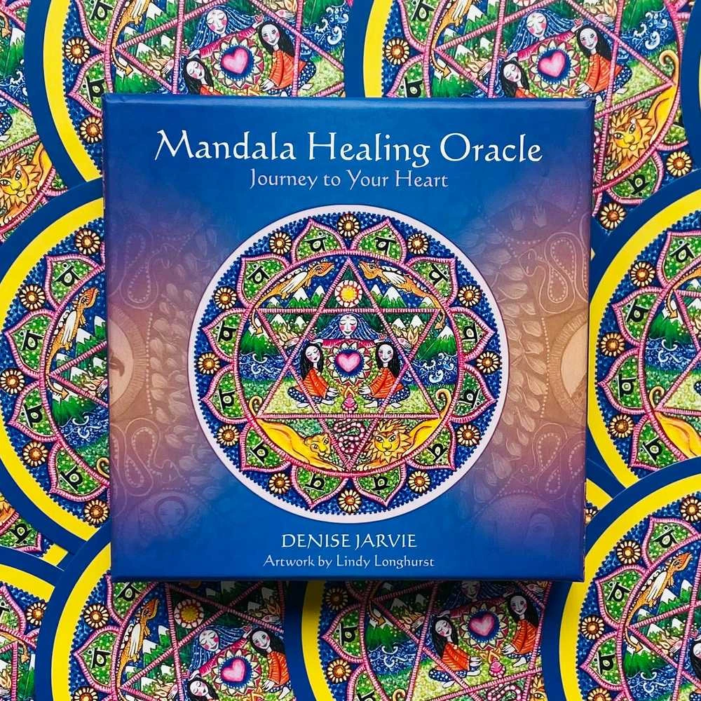 Blue Angel Mėlyna Angel Mėlyna Angel Mandala Oracle Kortos