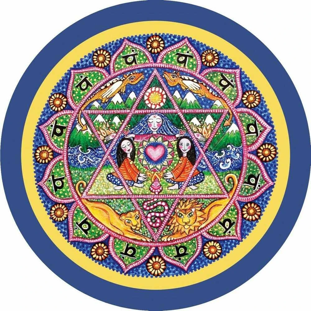 Blue Angel Mėlyna Angel Mėlyna Angel Mandala Oracle Kortos
