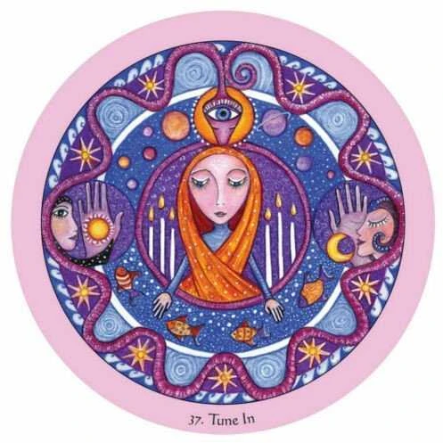 Blue Angel Mėlyna Angel Mėlyna Angel Mandala Oracle Kortos