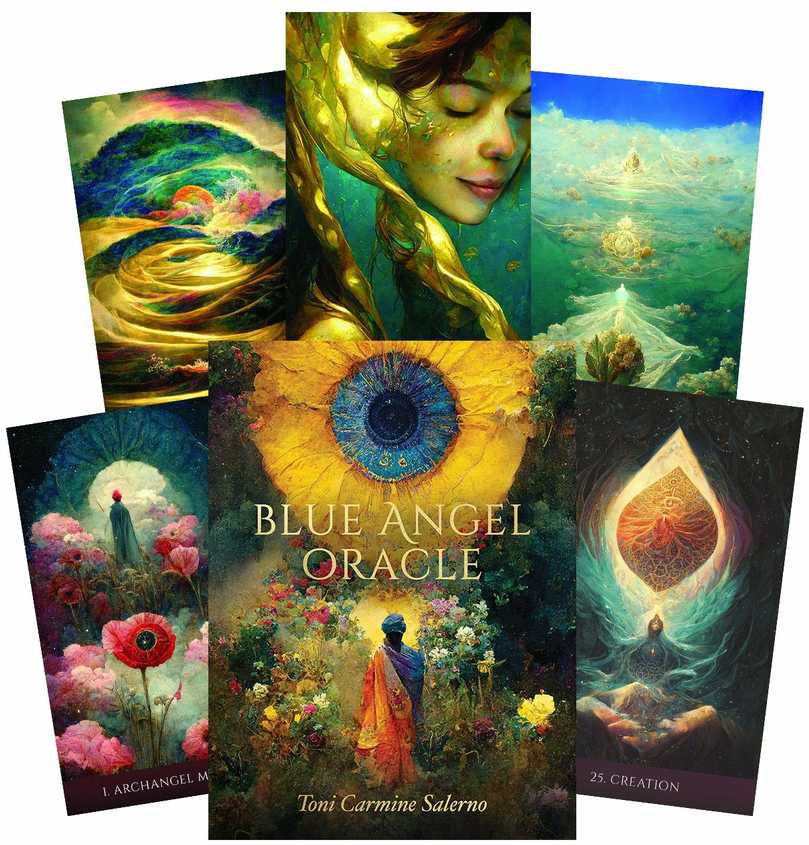 Blue Angel Mėlyna Angel Mėlyna Angel Oracle Kortos