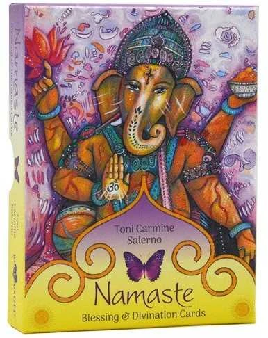 Blue Angel Namaste: Blessing and Divination kortos