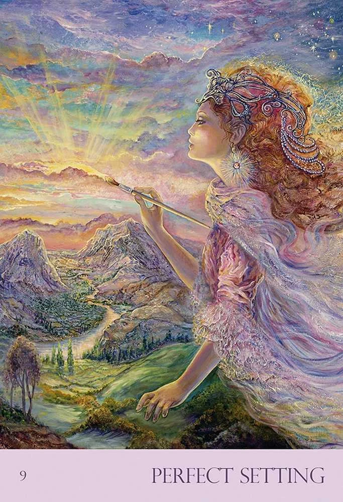 Blue Angel Mėlyna Angel Mėlyna Angel Natures Whispers Oracle Kortos