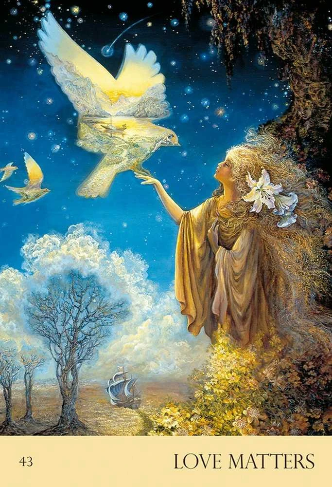 Blue Angel Mėlyna Angel Mėlyna Angel Natures Whispers Oracle Kortos