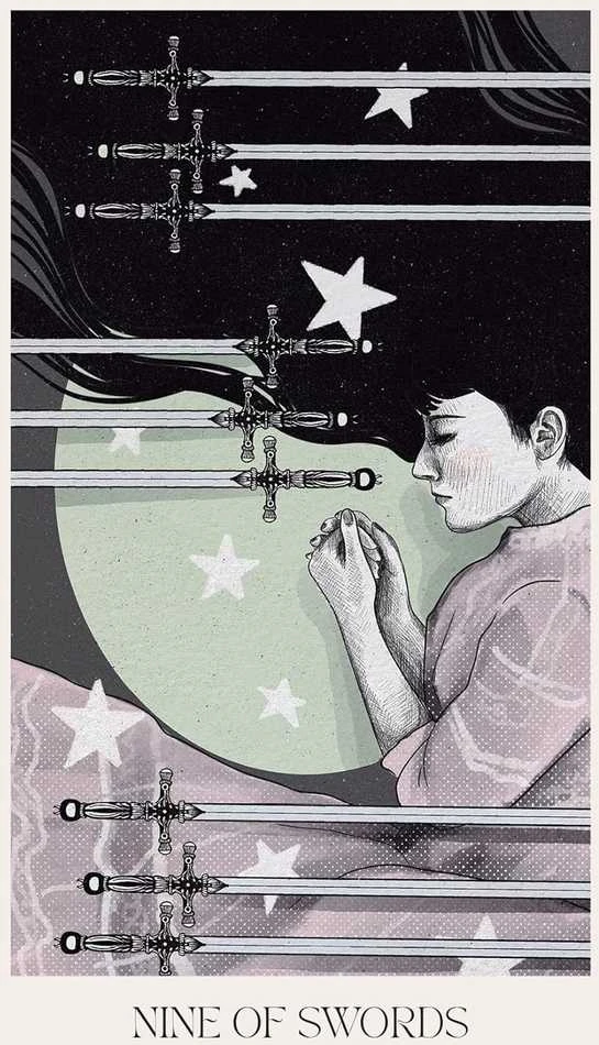 Blue Angel Mėlyna Angel Taro kortų rinkinys - Nova Witch Tarot 78 Kortos su Gidu
