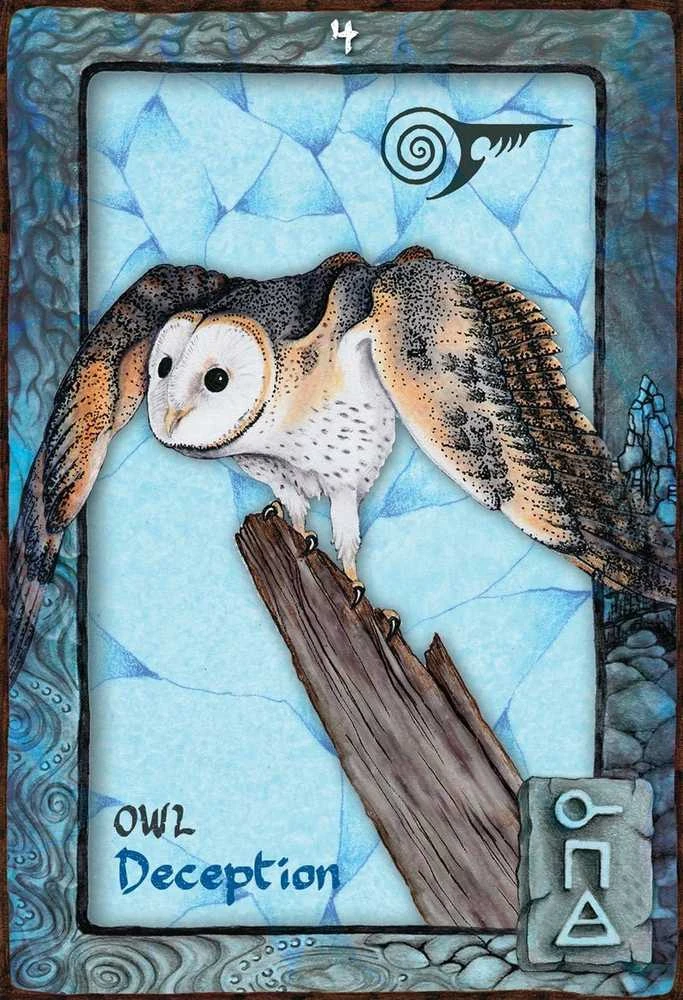 Blue Angel Mėlyna Angel Mėlyna Angel Animal Dreaming Oracle Kortos