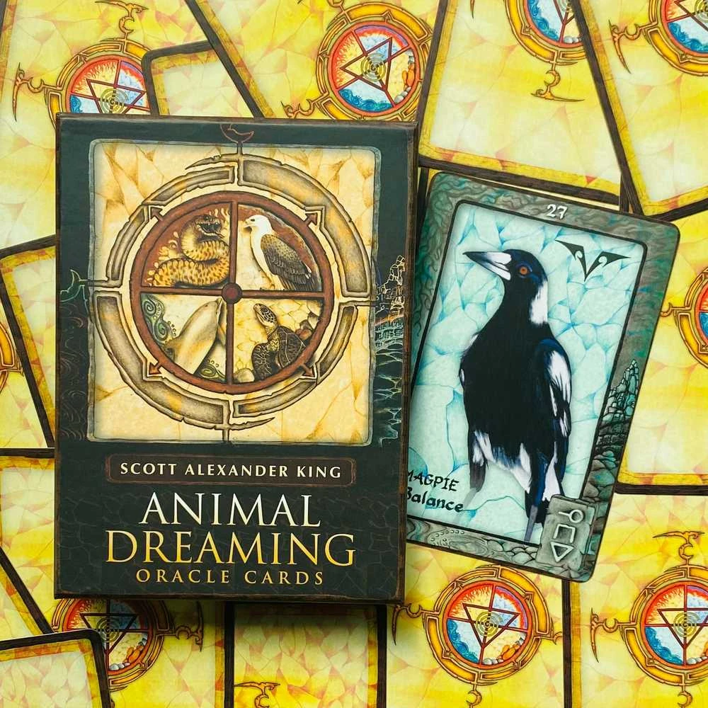 Blue Angel Mėlyna Angel Mėlyna Angel Animal Dreaming Oracle Kortos