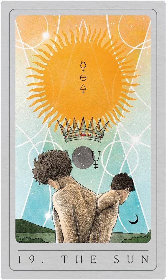 KNYGA Blue Angel Mėlyna Angel Kolekcionuojamos Kortelės - Mėlyna Angel The Tarot of Secrets 78 kortų vadovas