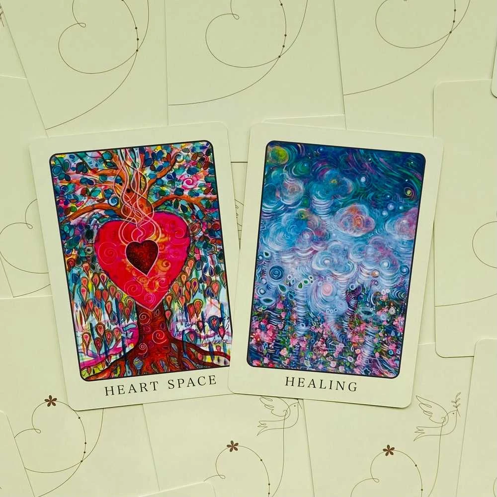 Blue Angel Mėlyna Angel Mėlyna Angel Peace Oracle Kortos