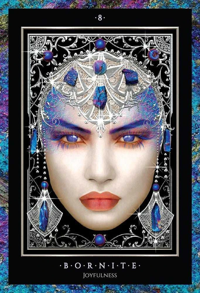 Blue Angel Mėlyna Angel Mėlyna Angel Precious Gems Oracle Kortos