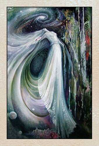 Blue Angel Mėlyna Angel Mėlyna Angel Rumi Oracle Pocket Edition Kortos