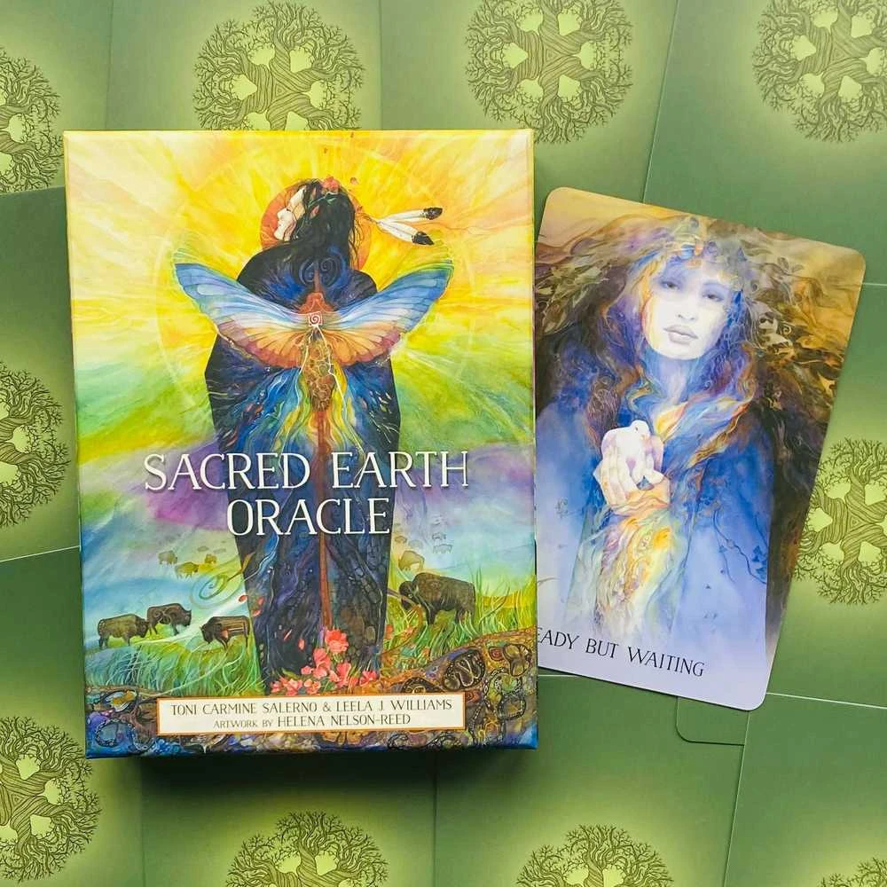 Blue Angel Mėlyna Angel Sacred Earth Oracle kortos