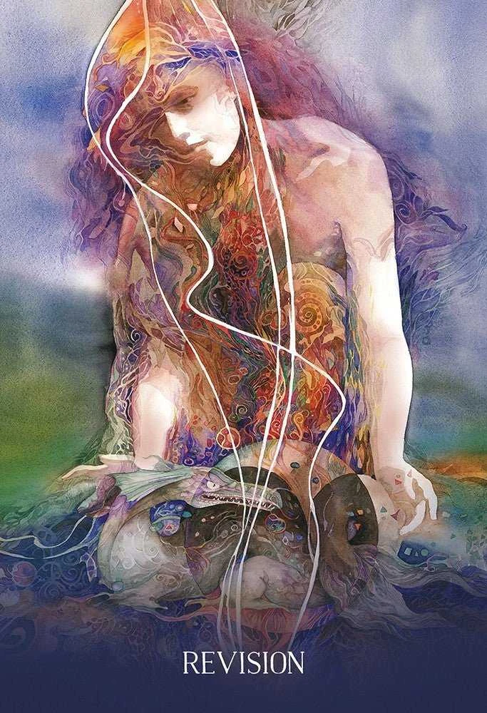 Blue Angel Mėlyna Angel Sacred Earth Oracle kortos