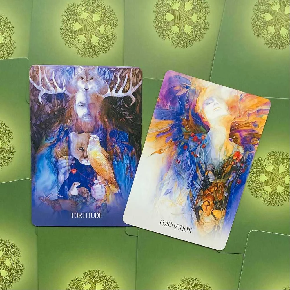 Blue Angel Mėlyna Angel Sacred Earth Oracle kortos