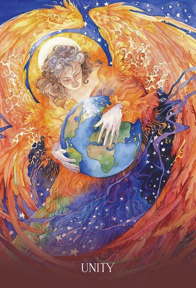 Blue Angel Mėlyna Angel Sacred Earth Oracle kortos