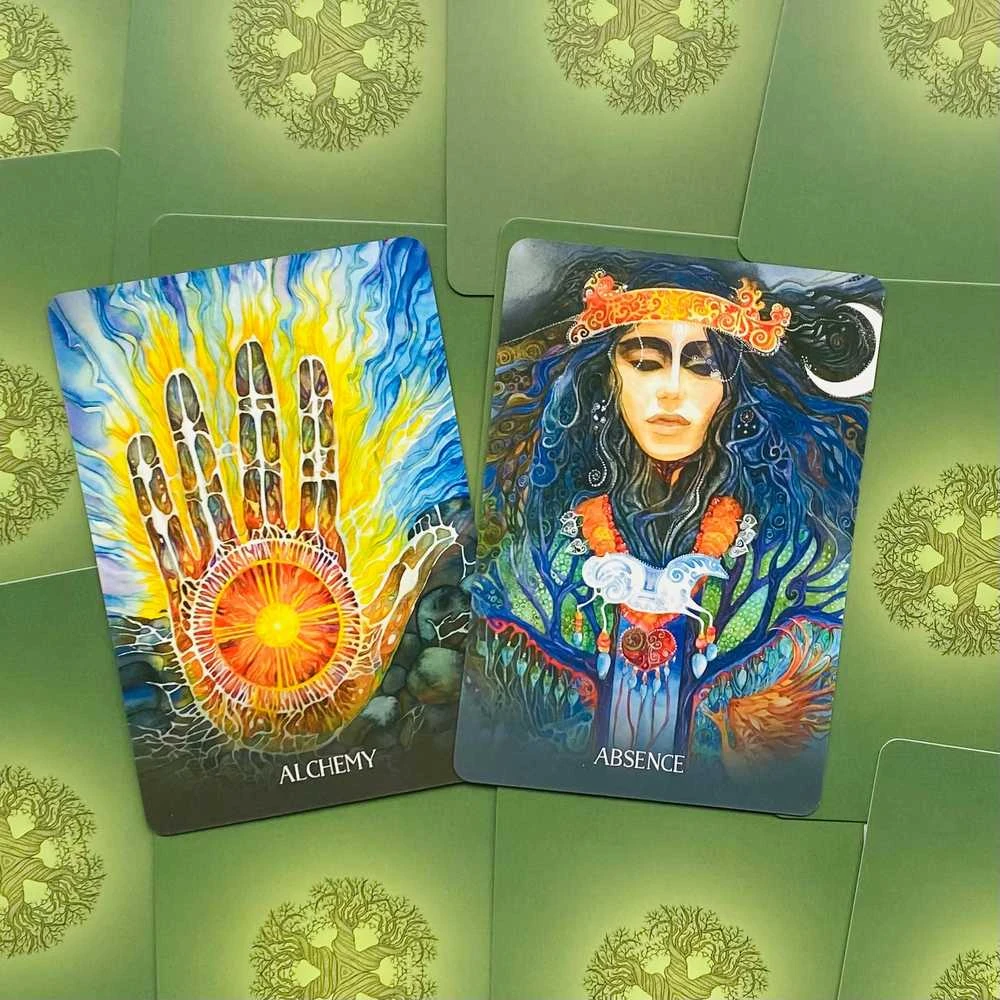 Blue Angel Mėlyna Angel Sacred Earth Oracle kortos